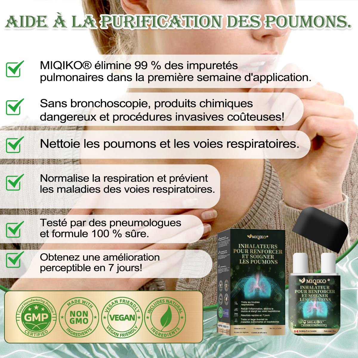 Il ne reste plus que 6 boîtes ! Nous offrons une réduction supplémentaire de 30% ! Recommandé par les pneumologues, 4 à 6 boîtes amélioreront votre maladie pulmonaire et préviendront les récidives !